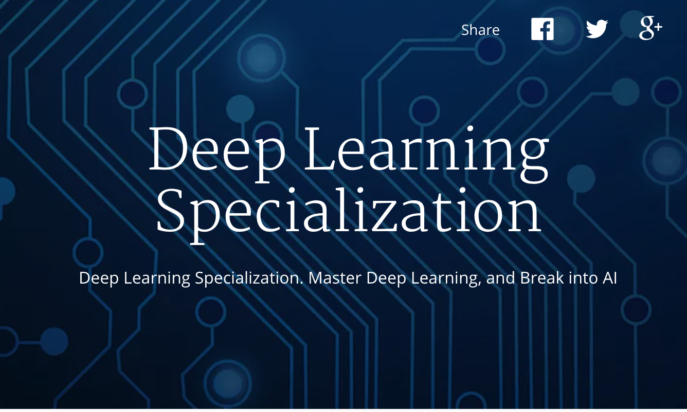 Deep Learning Specialization